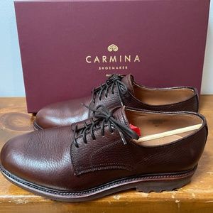 Carmina Plain Toe Blucher Size 6.5 UK